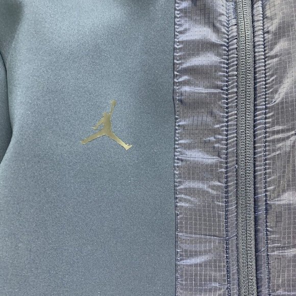 Nike Air Jordan Full-Zip Basketball Jacket Blue Men’s size Medium NEW CN5350-419 - Picture 2 of 10